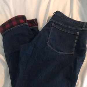 Riders Lee Flannel Jeans